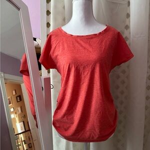 Eddie Bauer Vibrant Red Short Sleeve Women's Tee
